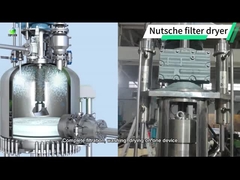 Reator de desvaxagem/filtração/secagem de aço inoxidável de 50 litros